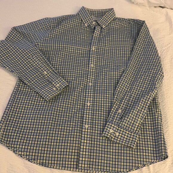 LL BEAN, long sleeve, single pocket, large, cotton - Picture 1 of 8